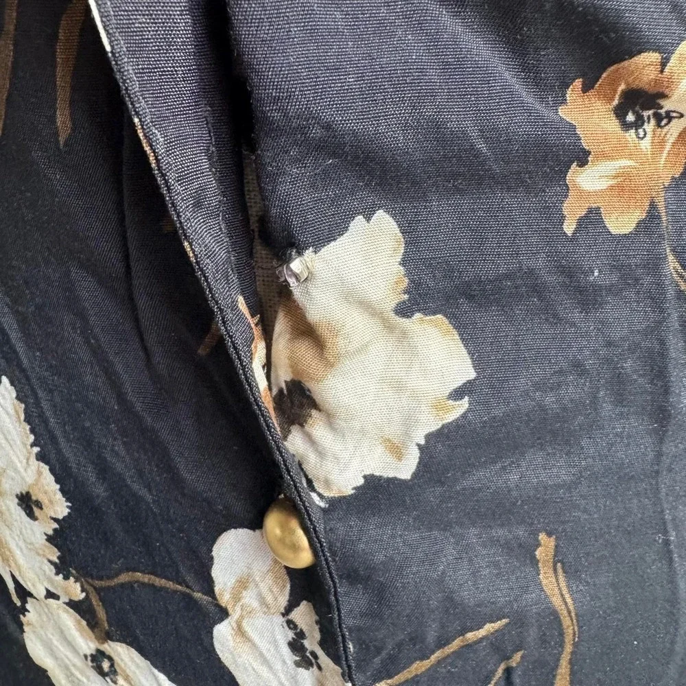 Caroline Wells Collection Rayon Floral Maxi Dress - Picture 3 of 8
